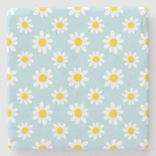 Dessous-de-verre En Pierre Fleurs marguerites