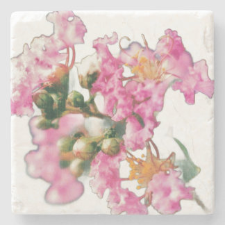 Dessous-de-verre En Pierre Fleurs roses Bandana