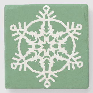 Dessous-de-verre En Pierre Flocon de neige
