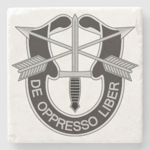 Dessous-de-verre En Pierre Forces spéciales SF De Oppresso Liber