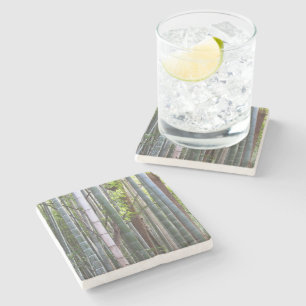 Dessous-de-verre En Pierre Forêt géante japonaise de bambou, Sagano, Kyoto, J