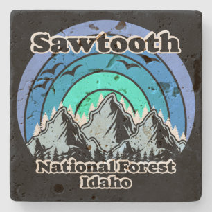 Dessous-de-verre En Pierre Forêt nationale de Sawatooth