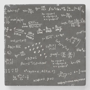 Dessous-de-verre En Pierre Formules et nombres de maths