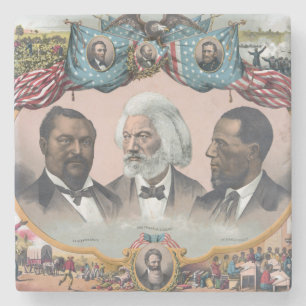 Dessous-de-verre En Pierre Fr3d3rick Bailey Douglass avec Black Abolitionnist