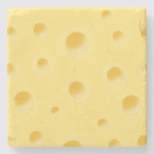 Dessous-de-verre En Pierre Fromage Suisse Vieilli Personnalisable