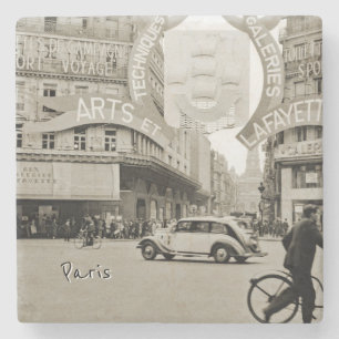 Dessous-de-verre En Pierre Galeries Lafayette Paris Haussmann 1940 Photograph