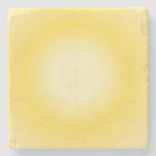 Dessous-de-verre En Pierre Gemini Aura Gradient, Gemini Zodiac, Aura Jaune