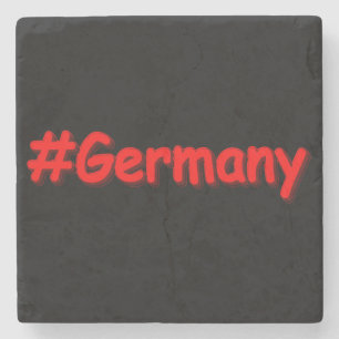 Dessous-de-verre En Pierre "#Germany" Joli design. Commandez dès maintenant 