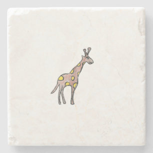 Dessous-de-verre En Pierre Giraffe