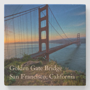 Dessous-de-verre En Pierre Golden Gate Bridge Dessous de verre de boisson