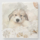 Grand chiot d'aquarelle de Pyrnees