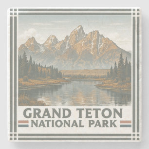 Dessous-de-verre En Pierre Grand Teton National