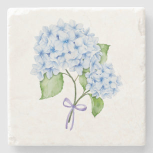 Dessous-de-verre En Pierre Grandmillenail hydrangea arc aquarelle preppy
