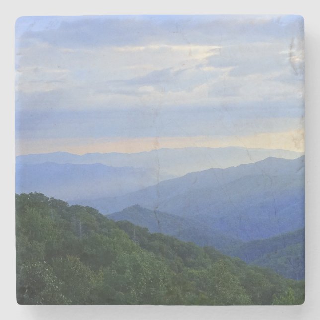 Dessous-de-verre En Pierre Great Smoky Mountains (Devant)