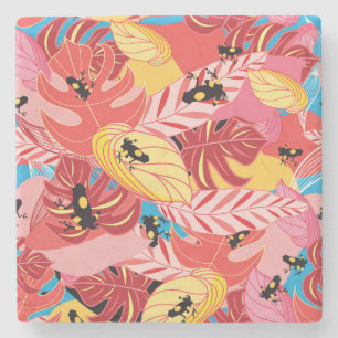 Dessous-de-verre En Pierre Grenouilles de jungle