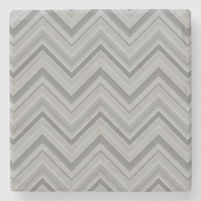 Dessous-de-verre En Pierre Grey stripes zigzag (Devant)