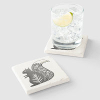 Gris scandinave d'art d'écureuil