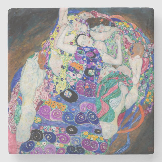 Dessous-de-verre En Pierre Gustav Klimt - La Vierge (Devant)