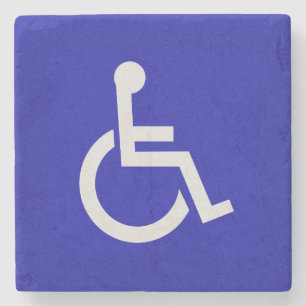 Dessous-de-verre En Pierre Handicapés handicapés