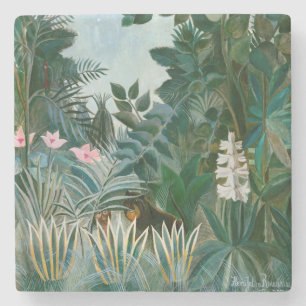 Dessous-de-verre En Pierre Henri Rousseau - La jungle équatoriale