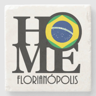Dessous-de-verre En Pierre HOME Florianópolis Brésil