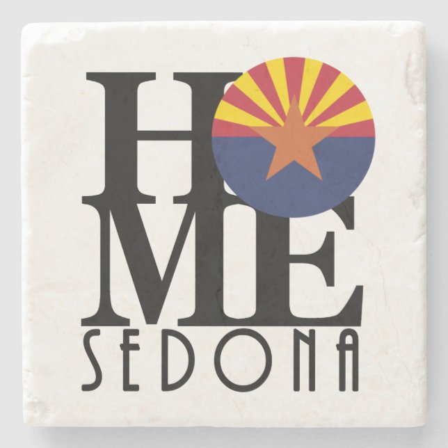 Dessous-de-verre En Pierre HOME Sedona Arizona (Devant)