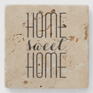Dessous-de-verre En Pierre Home Sweet Home Couleur personnalisée