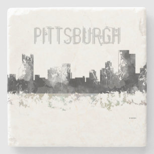 Dessous-de-verre En Pierre HORIZON de PITTSBURGH PENNSYLVANIE - dessous de
