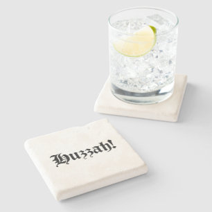 Dessous-de-verre En Pierre Huzzah ! {Typographie médiévale}