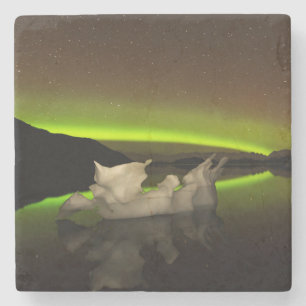 Dessous-de-verre En Pierre Iceberg Aurora
