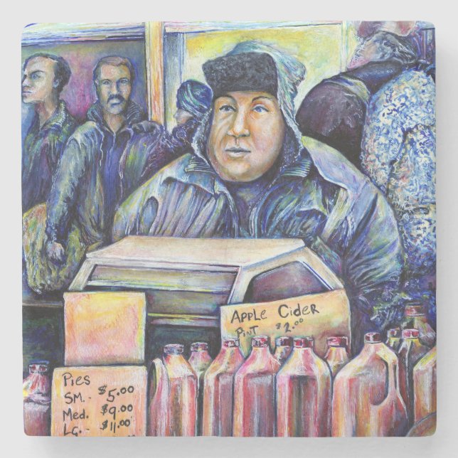 Dessous-de-verre En Pierre Il A Entendu, Ce Que J'Ai Vu (Devant)