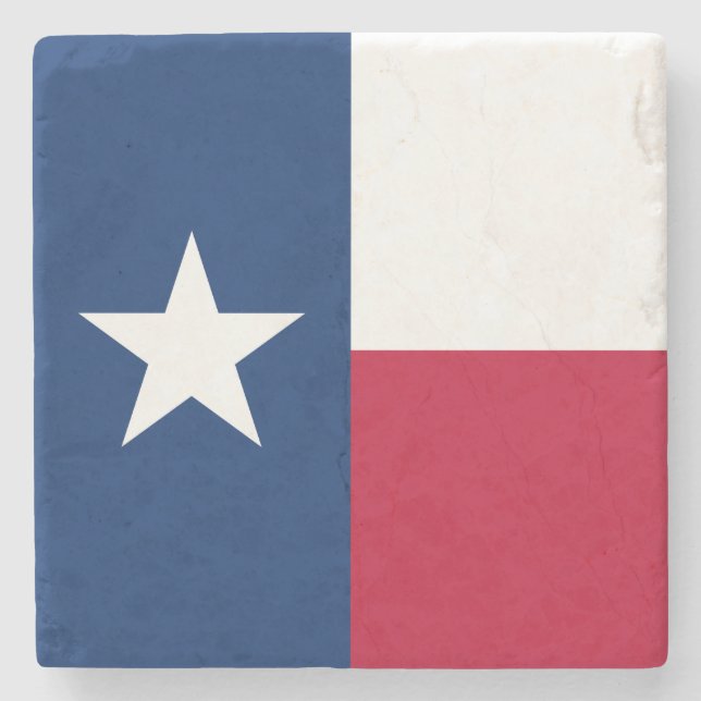 Dessous-de-verre En Pierre Indicateur d'état du Texas (Devant)