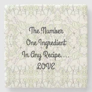 Dessous-de-verre En Pierre Ingrédient...AMOUR