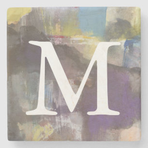 Dessous-de-verre En Pierre Intermède calme du monogramme  