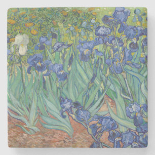 Dessous-de-verre En Pierre Irises par Vincent Van Gogh