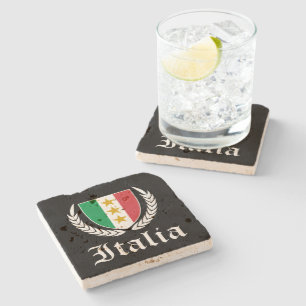 Dessous-de-verre En Pierre Italia Crest
