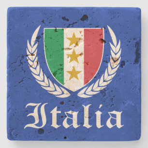 Dessous-de-verre En Pierre Italia Crest