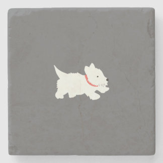 Dessous-de-verre En Pierre Izzie the Westie