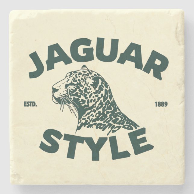 Dessous-de-verre En Pierre Jaguar Stone Coaster (Devant)