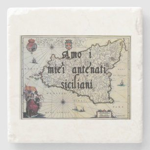 Dessous-de-verre En Pierre J'Aime Mes Ancêtres Siciliens   Dessous de verre p