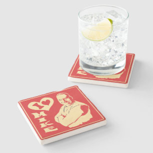 Dessous-de-verre En Pierre "J'aime Mike" Coster