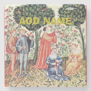 Dessous-de-verre En Pierre Jardin antique, Producteurs, Vin, modifier le text