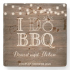 Je FAIS BBQ Rustic Mariage Engagment Napkin