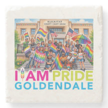 Je suis Pride Community Stone Coaster