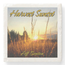 Jeff Benton coasters de soie en pierre fan Merchan