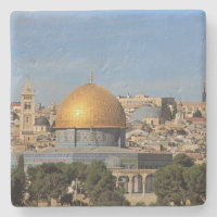 Jérusalem, Israël Dessous de verre Carré