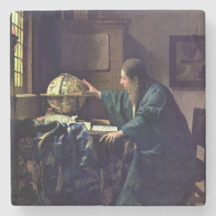 Dessous-de-verre En Pierre Johannes Vermeer - L'astronome