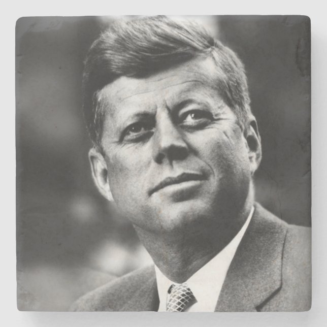 Dessous-de-verre En Pierre John F Kennedy Président (Devant)
