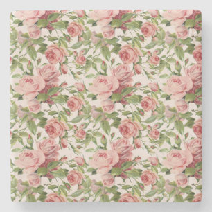 Dessous-de-verre En Pierre Jolis roses roses vintages