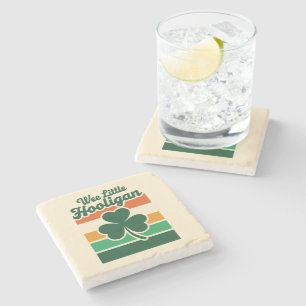 Dessous-de-verre En Pierre Jour de la Saint-Patrick Petit Hooligan Drôle 